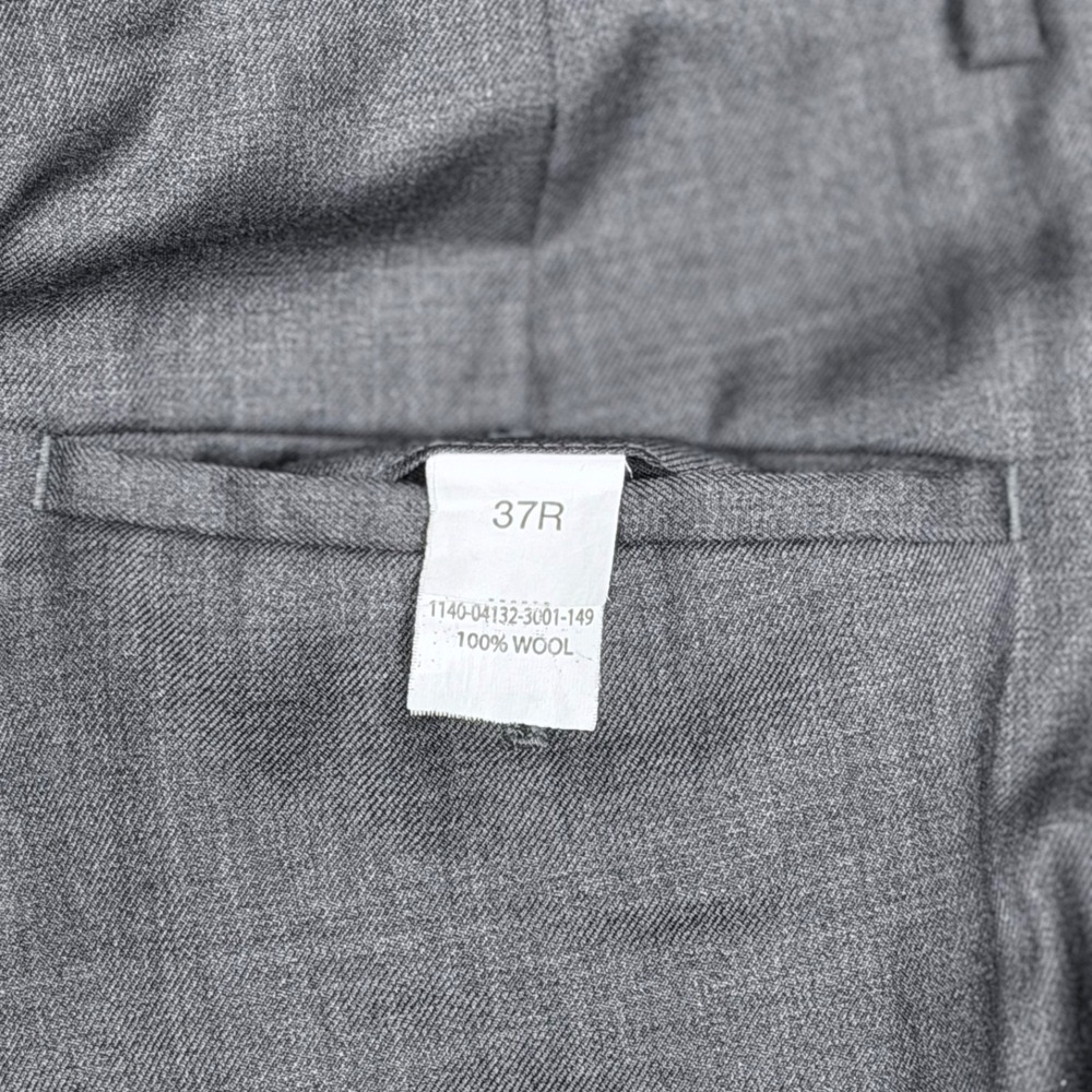 Jos A Bank Joseph Slim Fit Dress Pants Gray 38x32 Flat Front Professional Formal - Picture 3 of 9